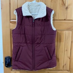 North Face reversible vest.